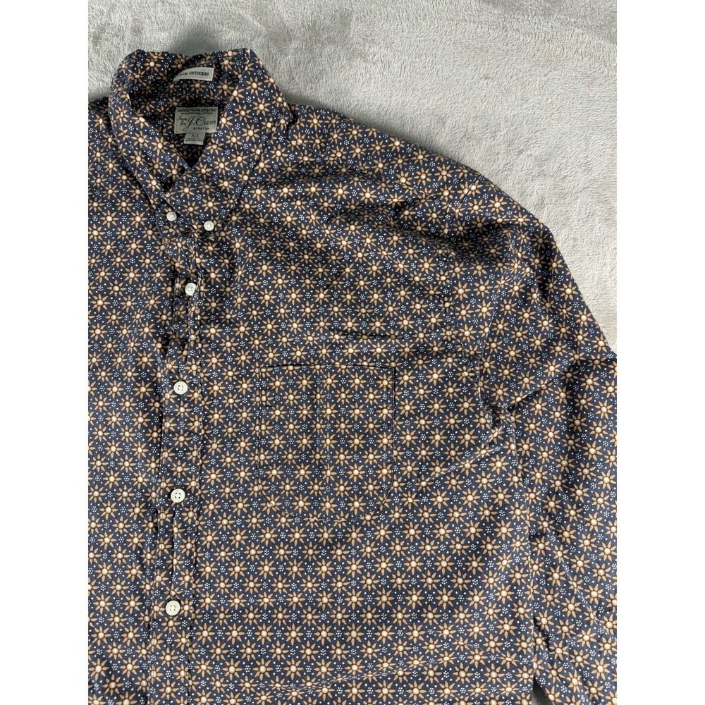 J.CREW Men's Flex Wash Dress‎ Shirt Slim Long Sleeve Size XL - Picture 5 of 15